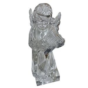 Mikasa Herald Collection Lead Crystal Angel With Harp Figurine
